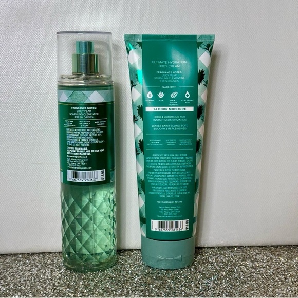 Bath and Body Works Gingham Fresh Body Care Gift Set NWT - Picture 3 of 4